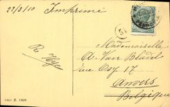 VINTAGE POSTCARD Milano Piazza del Duomo Tram