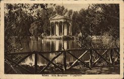 Chalet Borghese II Laghetto de Roma de la POSTAL de la VENDIMIA
