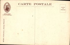 La POSTAL Reims Cathedrale de la VENDIMIA el martillo que supervisa Berru Pinacle del contrafuerte meridional es apoyo norteño