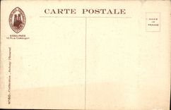 Ataque frontal norteño de la catedral de Reims de la POSTAL de la VENDIMIA