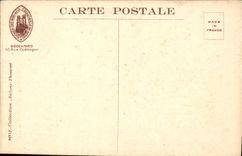 CPA Reims Cathedrale Statue D'Eve Cote Quest De La Rose Nord