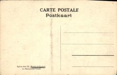 VINTAGE POSTCARD Church of the S Michel and Gudule the Triest Monument
