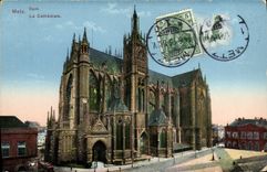 VINTAGE POSTCARD Metz Dom the Cathedral