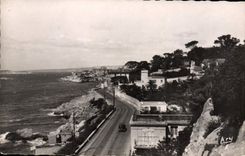 CPM Marseille Promenade de la Corniche Panorama vu de la Ville Gaby