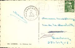 POSTAL MODERNA pesado el castillo fuerte