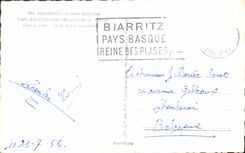 CPM Biarritz Casino Bellevue Port des Pecheurs Rocher de la Vierge 