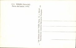 MODERN CARD Rouen Law courts