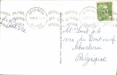 MODERN CARD Aix Les Bains View the Lake and MT Revard