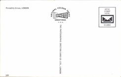 POSTAL MODERNA circo Londres de Piccadilly