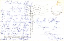 MODERN CARD Arles Tympanum Of Porail Of the Church St Trophime