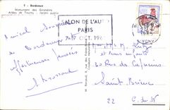 CPM Bordeaux Monument Des Girandins Allees De Tourny Jardin Public