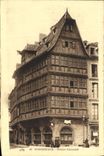 Casa de Estrasburgo Kamerzell de la POSTAL de la VENDIMIA
