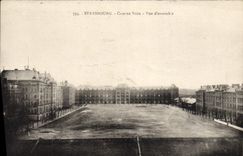 La POSTAL Estrasburgo de la VENDIMIA acuartela el cuadro total Militaria de Stirn