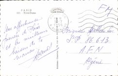 CPM Paris Notre Dame Peniche