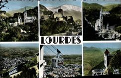 POSTAL MODERNA pesado la basílica y las montañas