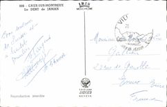 CPM Caux Sur Montreux La Dent De Jaman