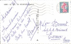 MODERN CARD the Lake Of Le Bourget