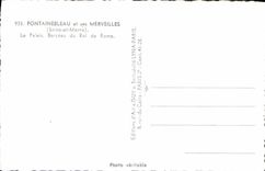 CPM Fontainebleau Et Ses Merveilles Le Palais Berceau du roi de Rome 