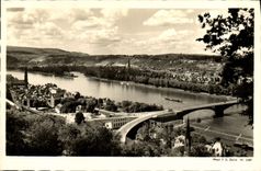 MODERN CARD Coblentz Bridge of Pfaffendonf