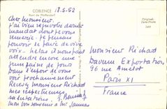 MODERN CARD Coblentz Bridge of Pfaffendonf