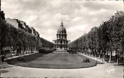 MODERN CARD Paris And Its Wonders Avenue of Breteuil Dome of the Invalids