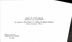 CPM Paris Le Louvre Le Pont Neuf et le College des Quatre Nations