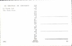 MODERN CARD the Castle De Cheverny the Southern Frontage