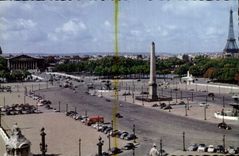 MODERN CARD Paris the Place of the Harmony Eiffel Tower