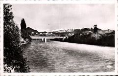 MODERN CARD Annemasse Arve with the Bridge of Etrembieres