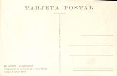 CPM Mallorca Valimenosa Vista parcial del jardinaito de la Celda Museo Chopin y George Sand 