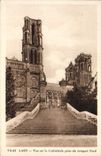 VINTAGE POSTCARD Laon Seen on the Cathedral Taken of the Northern Rampart