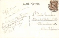 VINTAGE POSTCARD Holy Anne d' Auray the Fountain and the Basilica