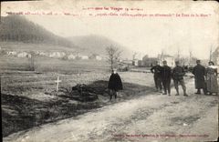 VINTAGE POSTCARD the Vosges Militaria
