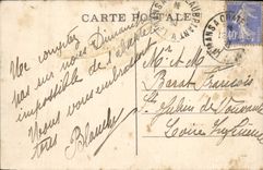 VINTAGE POSTCARD Riaille the pond of Poiteviniere