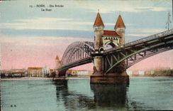 VINTAGE POSTCARD Bonn Die Brucke