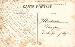 CPA Bateau de guerre Marins A la recherche d'une bonne place 