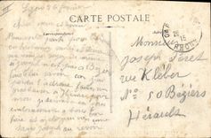 VINTAGE POSTCARD Warship Operates embarquations launched