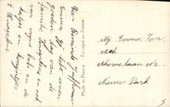 VINTAGE POSTCARD Train Brecht Engine