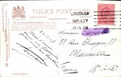 VINTAGE POSTCARD Train Engine The St Petersburg Moscow Express train Russia Russia