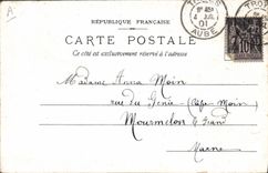 VINTAGE POSTCARD Train Railroads of the East Lake of the 4 cantons Switzerland Witznau