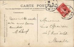 CPA Avion Aviation Paulhan sur aeroplane Voisin