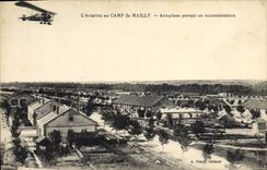 CPA Avion Aviation au camp de Mailly Aeroplane partant en reconnaissance 