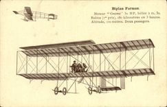 CPA Avion Aviation Biplan Farman Gnome