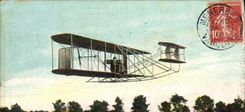 CPA Avion Aviation Aeroplane Wilbur Wright Une sortie au camp d'Auvours 