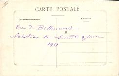 VINTAGE POSTCARD Automobile Billancourt Monument of Marcel Renault