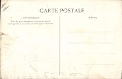 VINTAGE POSTCARD Automobile the FIAT with the living room of 1906 Motor-show