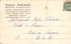 VINTAGE POSTCARD Automobile Woman