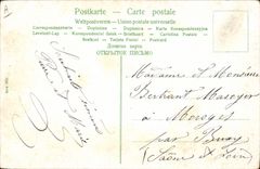 VINTAGE POSTCARD Automobile Fantasy Children Babies Dog