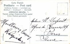 VINTAGE POSTCARD Automobile Fantaisie All is well