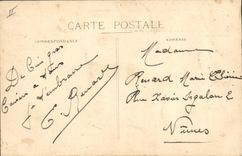 CPA Fantaisie Automobile Aneries morvandelles Renfort inattendu Ane Mule